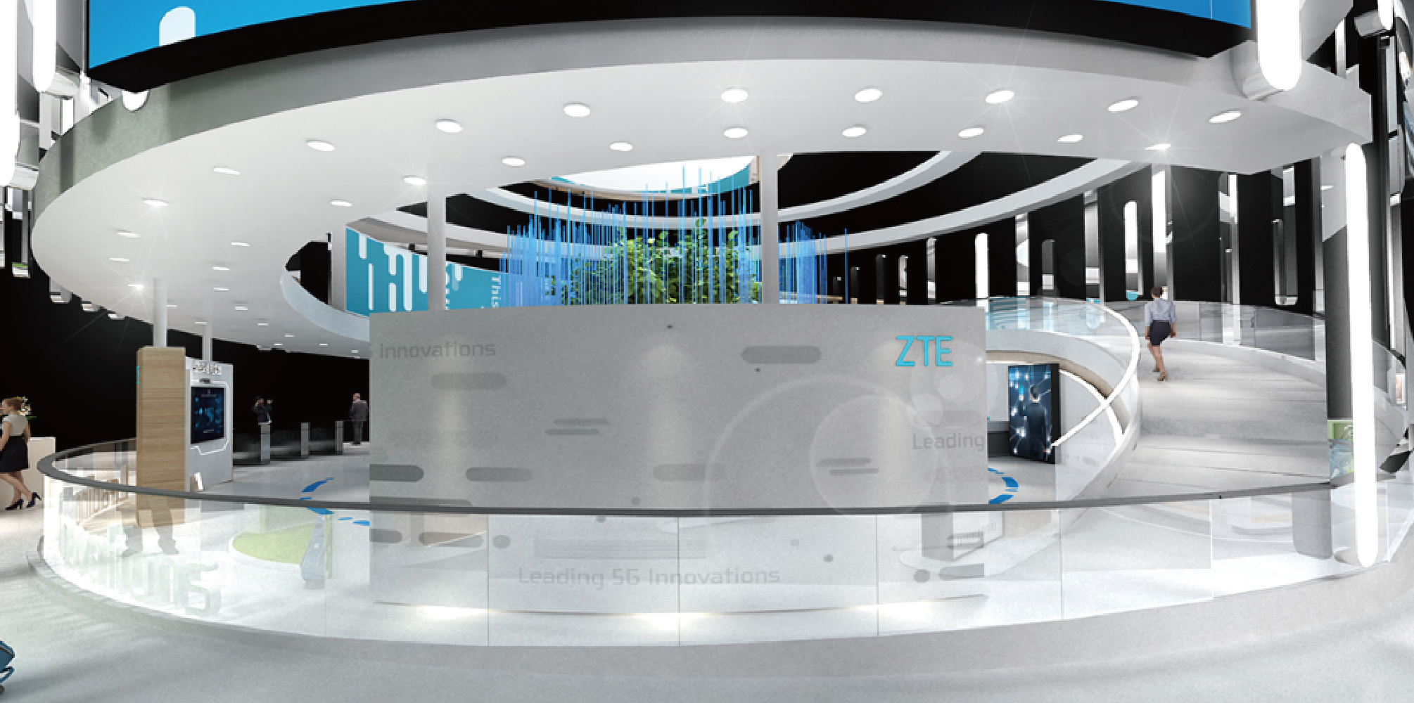 中兴ZTE展台设计